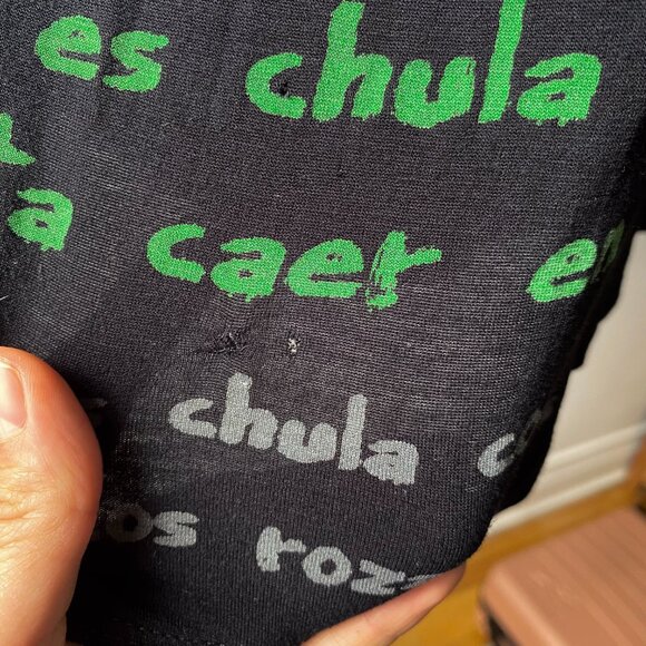 ☀️ Y2K Desigual Black Graphic T-Shirt – Size S - Picture 6 of 6